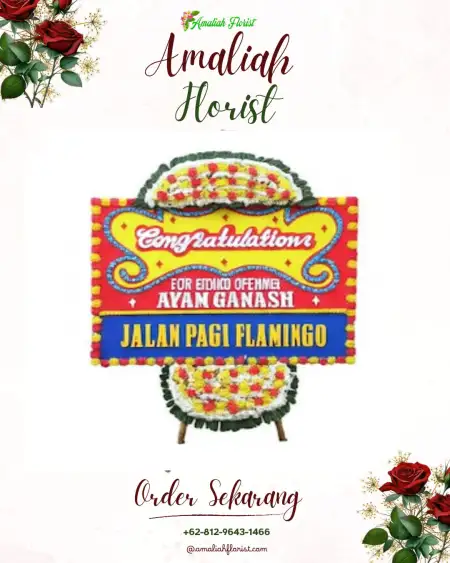 Sewa Papan Bunga Manduang